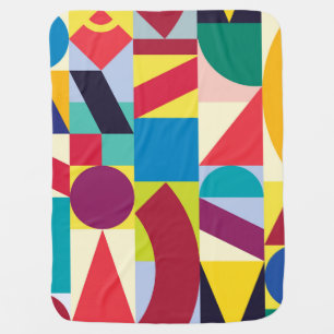 Geometric Abstract: Vintage Seamless Pattern. Baby Blanket