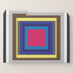 Geometric Abstract Wall Art Print File Folder