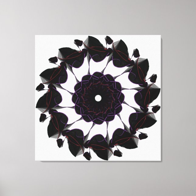 Geometric Abstraction Canvas Print (Front)