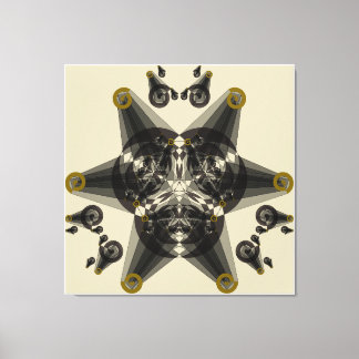 Geometric Abstraction Canvas Print