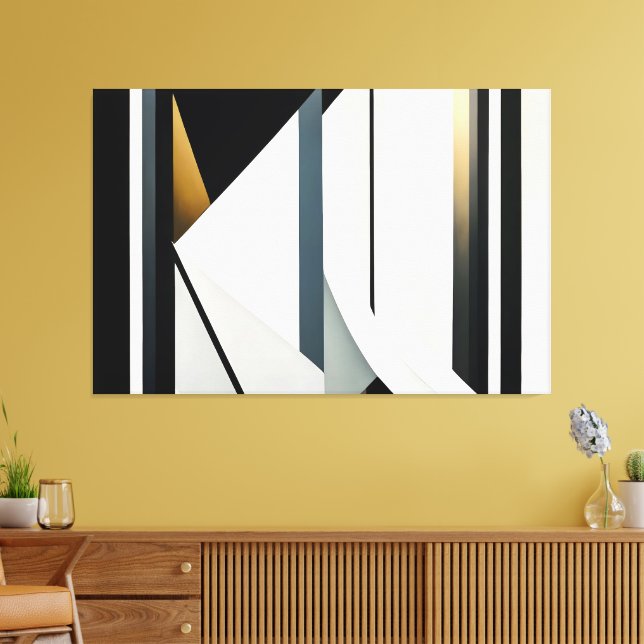 Geometric Abstractions Canvas Print (Insitu(LivingRoom))