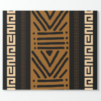 Kwanzaa Seven Principles (Red/Gold) Wrapping Paper