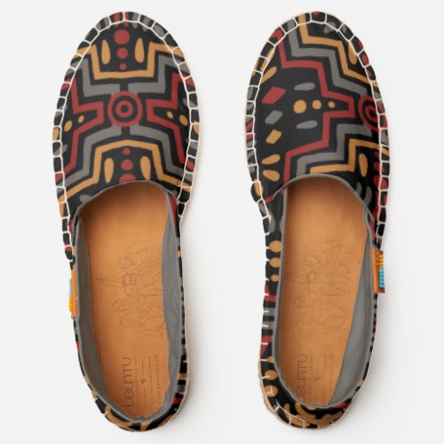 Geometric African Pattern Espadrilles