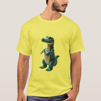Geometric Alligator T-Shirt