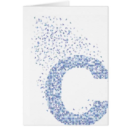 Geometric Alphabet - C (Front)