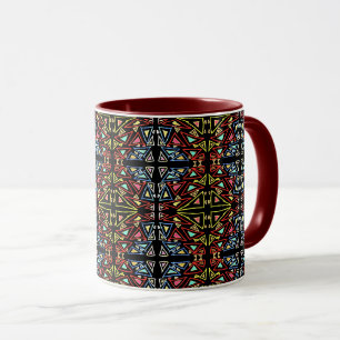 Geometric Ancient Alien Tech Circuitry Mug