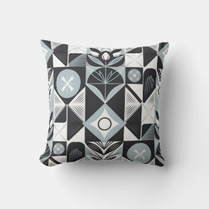 Geometric and Artistic pattern Throw Pillow