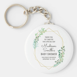 Baby Shower Favor Keychains No Minimum Quantity Zazzle