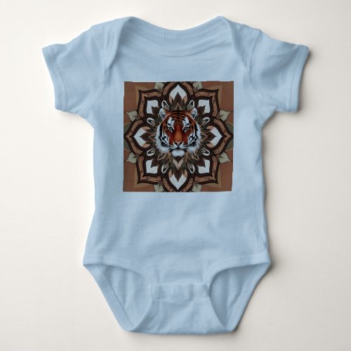 Geometric Animal Baby Bodysuit Jersey