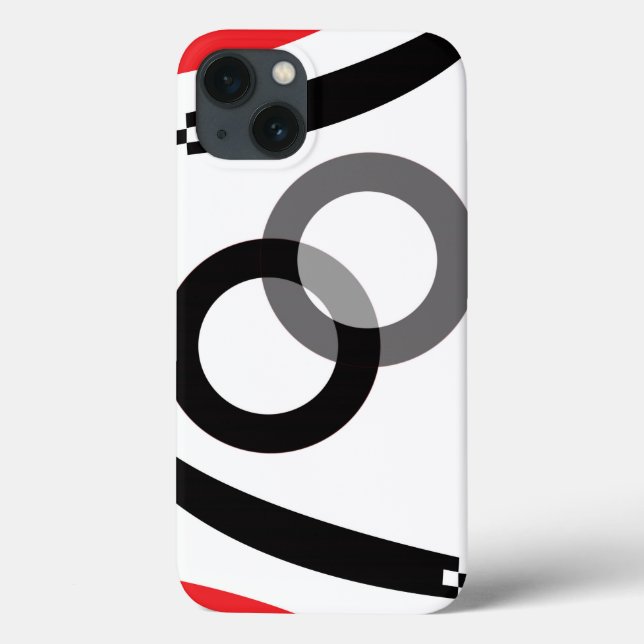 Geometric Arc Circle Case-Mate iPhone Case (Back)