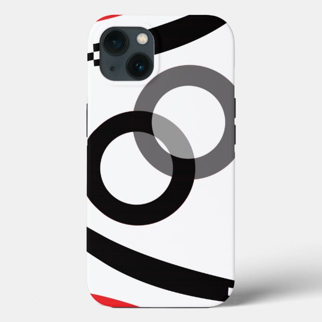 Geometric Arc Circle Case-Mate iPhone Case (Back)