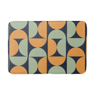 Geometric Arch Print Bath Mat Mod