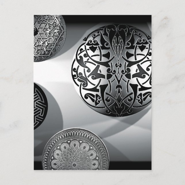 Geometric & Architectural Patterns Postcard (Front)