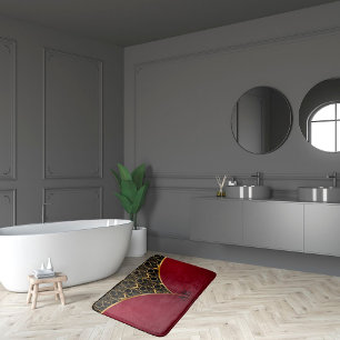 Geometric Art Deco Bath Mat