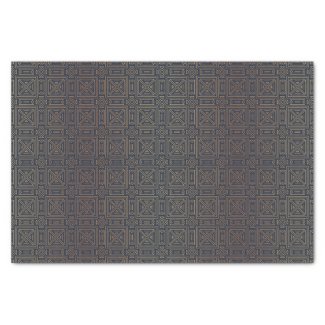 Geometric Art Deco Pattern | Navy Blue Gold