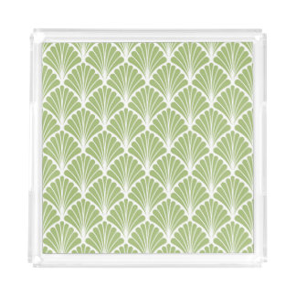 Geometric Art Deco, seamless pattern Acrylic Tray