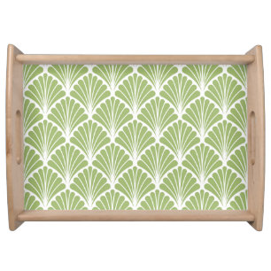 Geometric Art Deco, seamless pattern Serving Tray