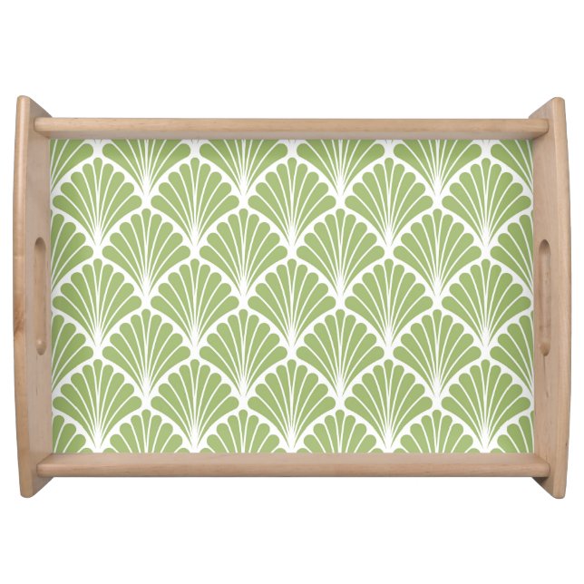 Geometric Art Deco, seamless pattern Serving Tray (Front)
