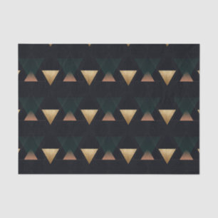 Geometric Art Deco Triangles Tissue Paper