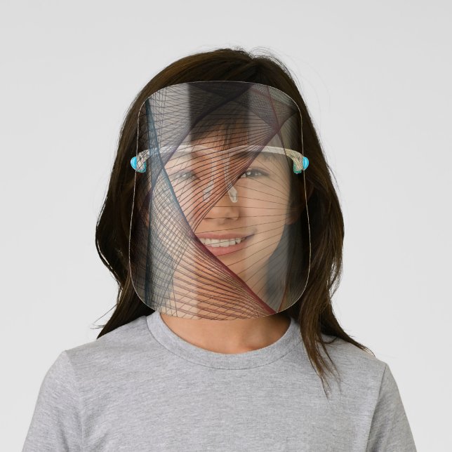 Geometric Art Face Shield (Insitu)