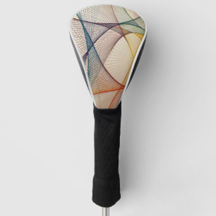 Geometric Art Golf Club Cover