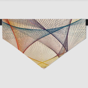Geometric Art Pet Bandana Collar