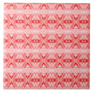 Geometric art pink abstract wall art ceramic tile