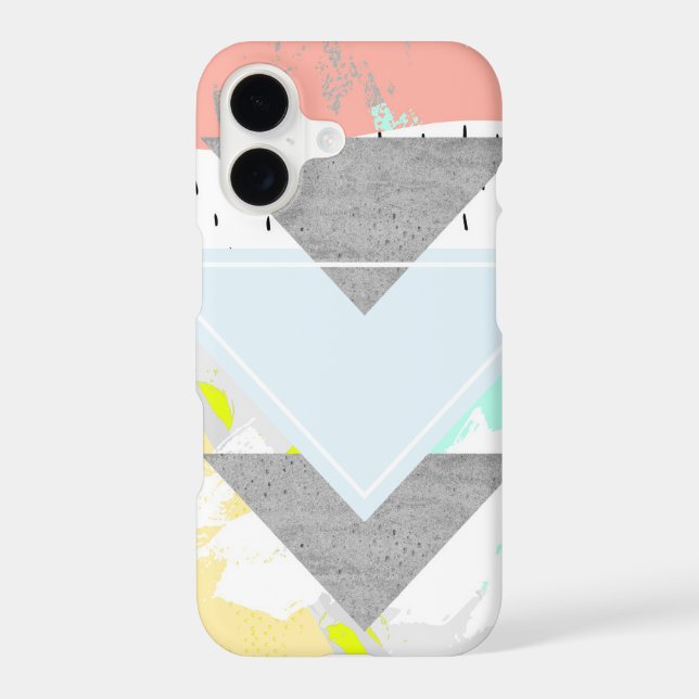 Geometric Art Print Iphone Case (Back)