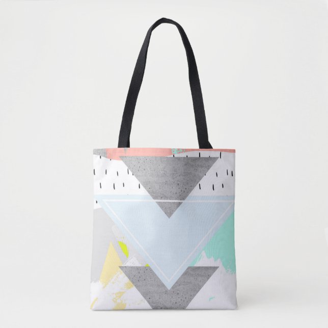 Geometric Art Print Tote Bag (Front)