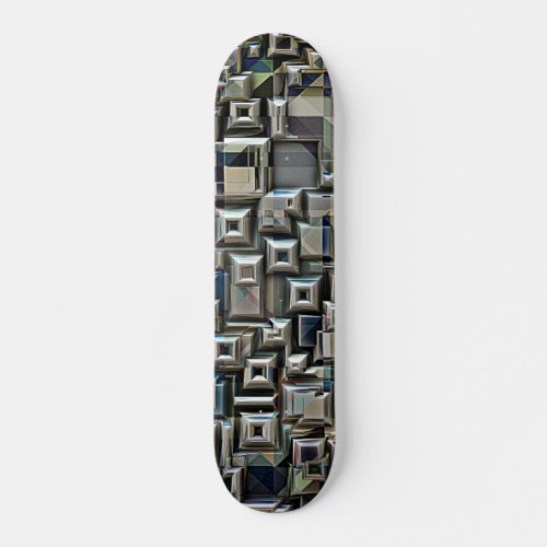 Geometric Art Skateboard
