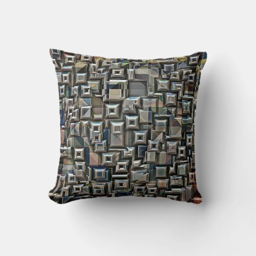 Geometric Art Throw Pillow