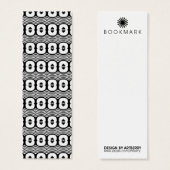 Geometric b/w Bookmark 12 (Front & Back)