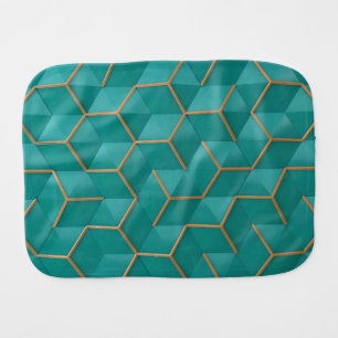 geometric baby burp cloth