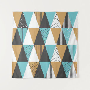 Geometric background. Abstract vintage illustratio Tapestry