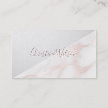 Geometric Background Marble Business Card by amoredesign at Zazzle
