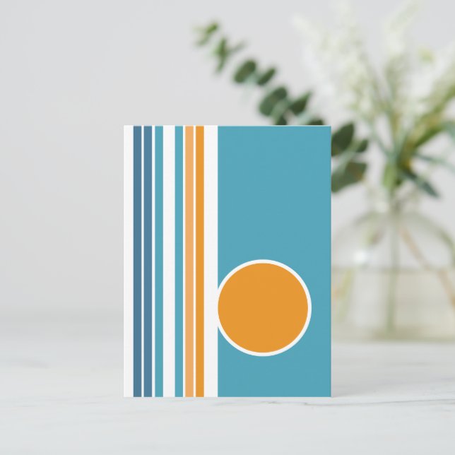 Geometric Balance 3 Postcard (Standing Front)