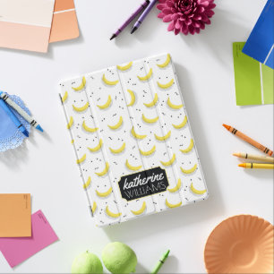 Geometric Bananas   Add Your Name iPad Smart Cover
