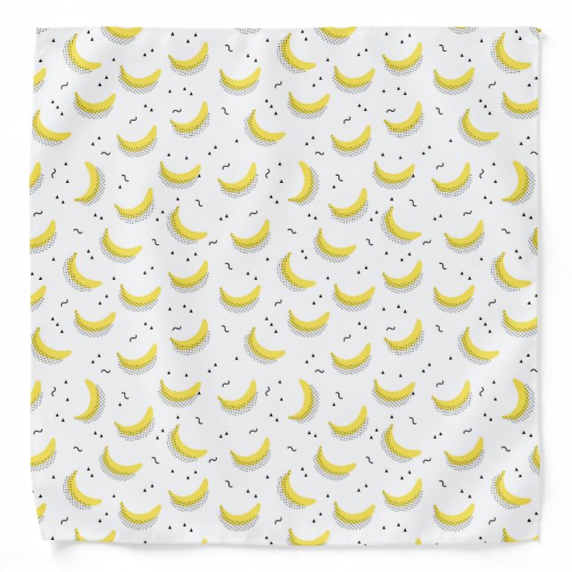 Geometric Bananas Bandana (Front)