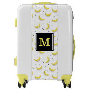 Geometric Bananas Monogram Luggage