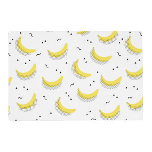 Geometric Bananas Placemat
