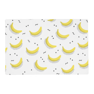 Geometric Bananas Placemat