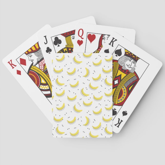 Geometric Bananas Poker Cards (Back)