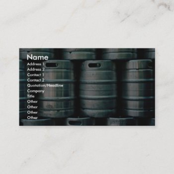 Geometric Beer Barrels  Czech Republic Business Card by inspirelove at Zazzle