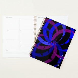 Geometric Berry Blend Designer Planner