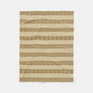Geometric Blanket (Wood Carving Theme) #3