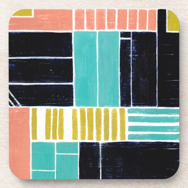 Geometric Blocks Coaster (Front)