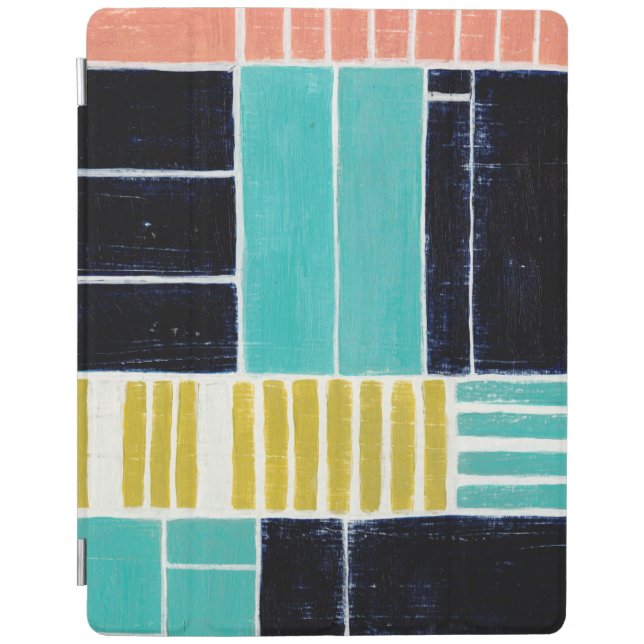 Geometric Blocks iPad Smart Cover (Front)
