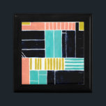 Geometric Blocks Keepsake Box<br><div class="desc">Geometric Blocks. Artist: Grace Popp. Image ID: 150774FN.</div>