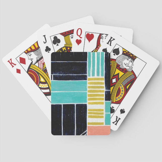 Geometric Blocks Poker Cards (Back)
