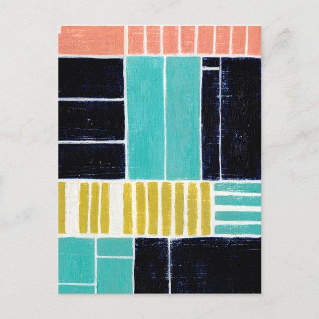 Geometric Blocks Postcard (Front)